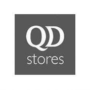 A square logo of qd stores